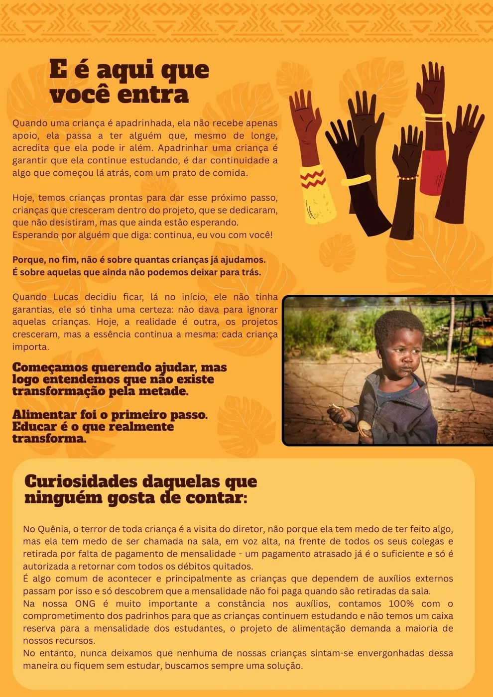 Apadrinhamento estudantil: alimentando sonhos — Newsletter Abril 2026