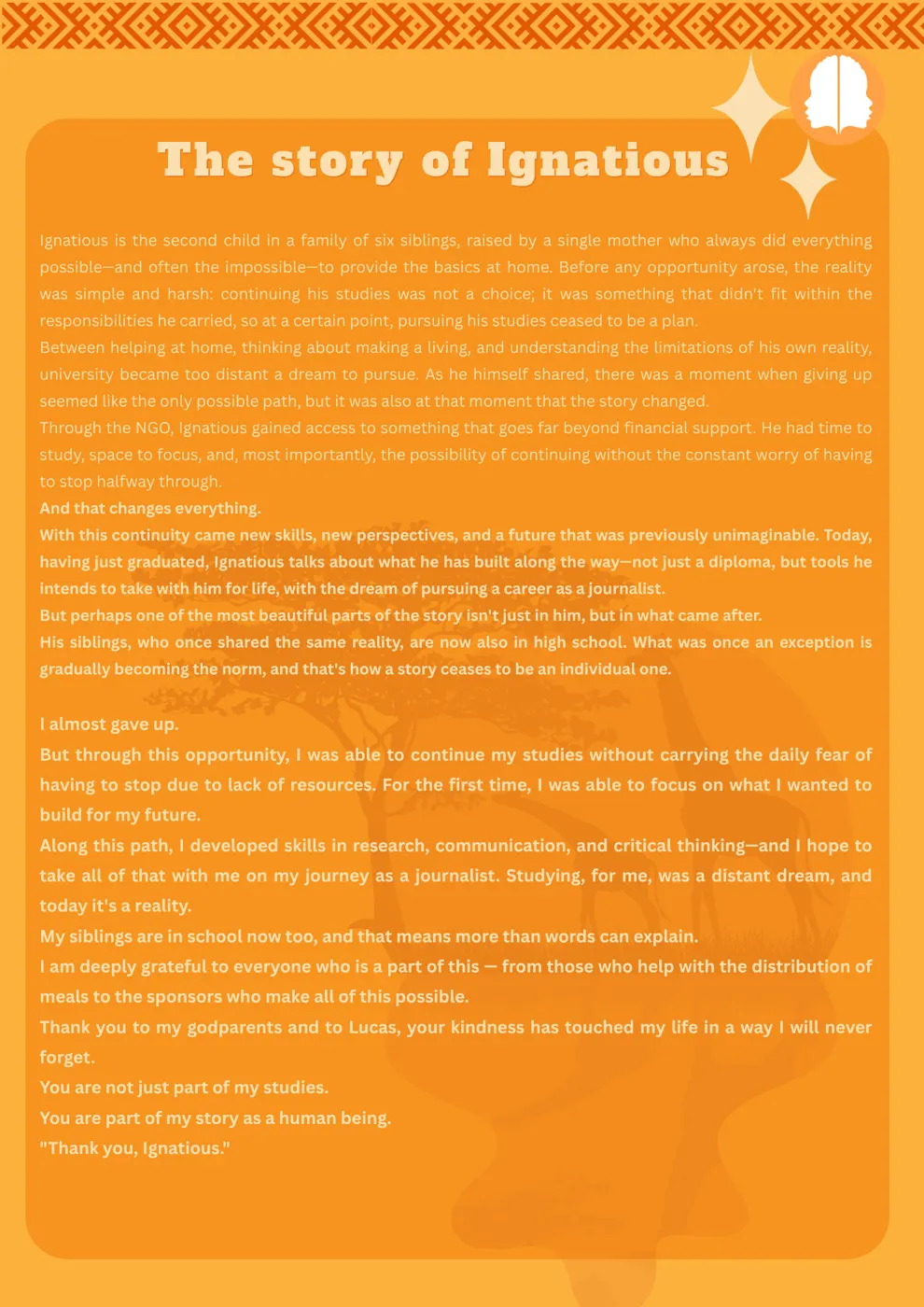 The journey to graduation — Newsletter June 2026
