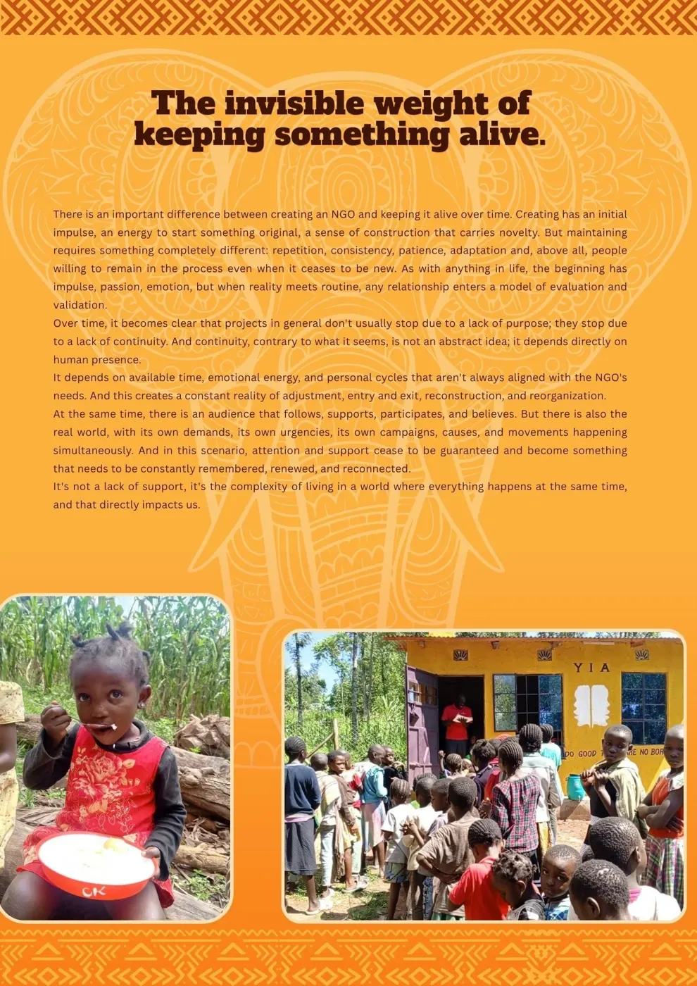 The unseen side of an NGO — Newsletter July 2026