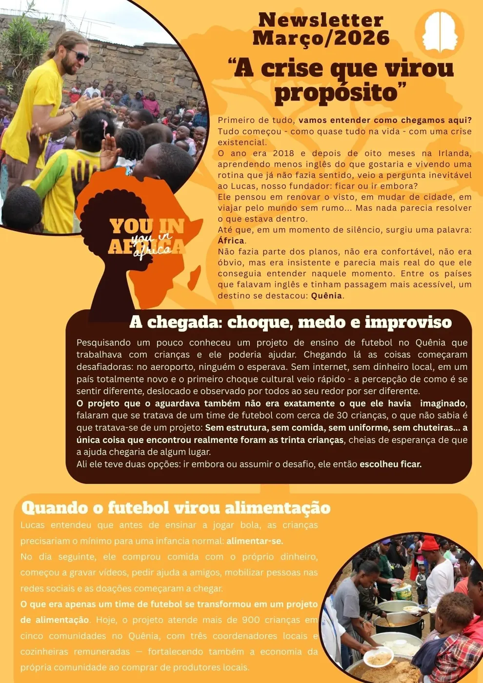 A primeira newsletter do YIA — Newsletter Março 2026