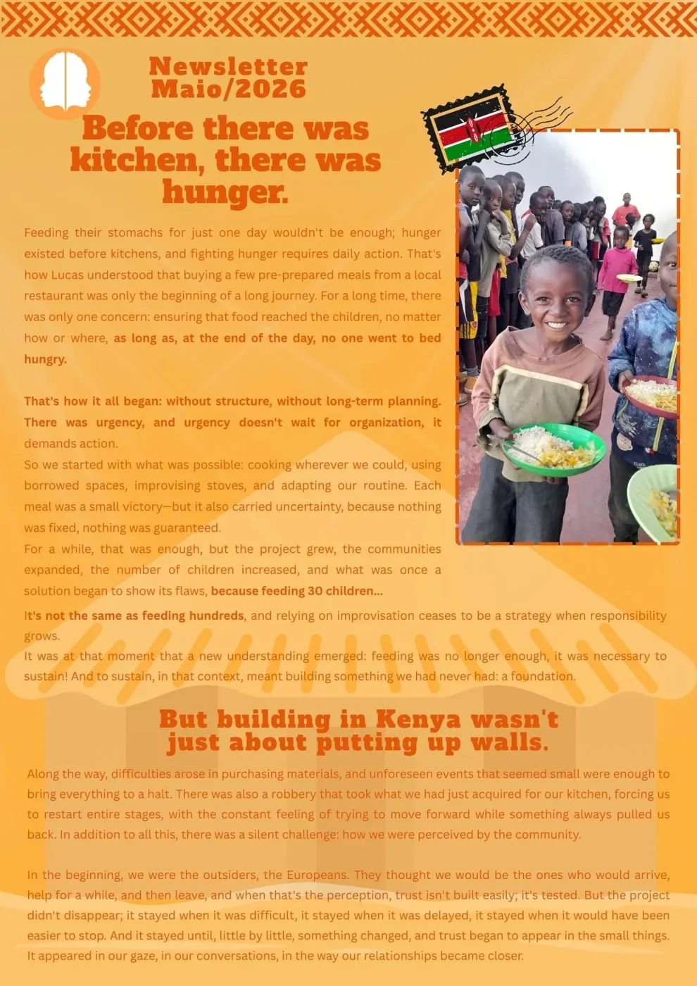 How our kitchens were built — Newsletter May 2026