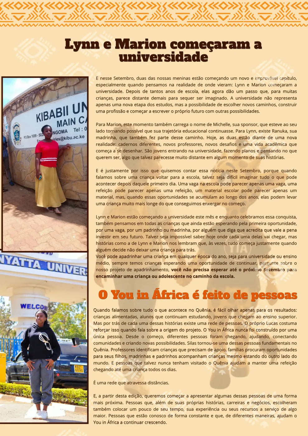O que muda quando uma criança acredita no próprio futuro? — Newsletter Setembro 2026