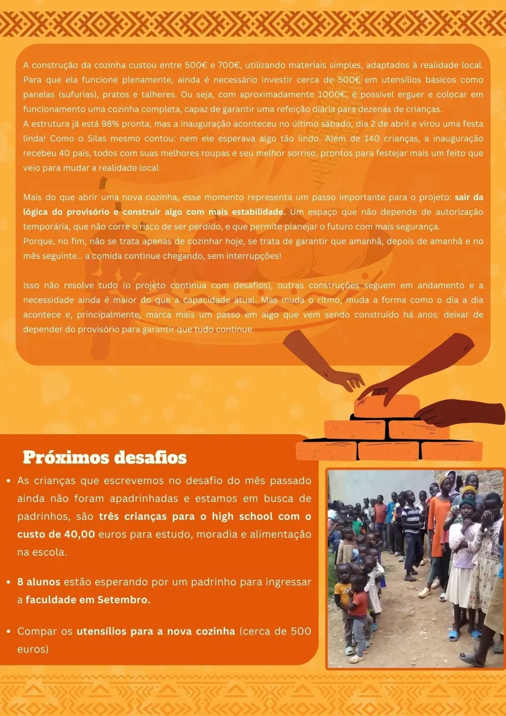 Como nossas cozinhas foram construídas — Newsletter Maio 2026