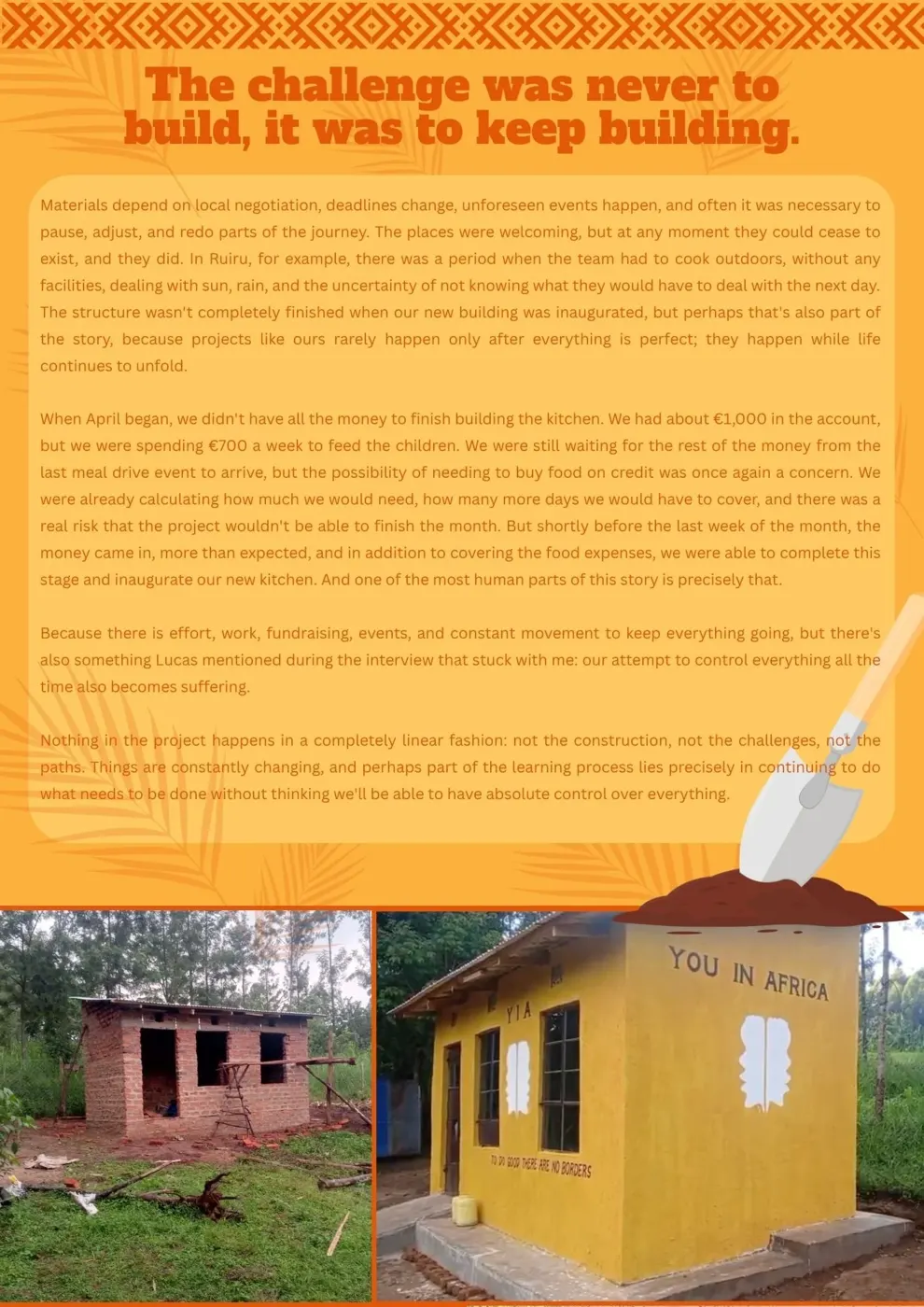 How our kitchens were built — Newsletter May 2026
