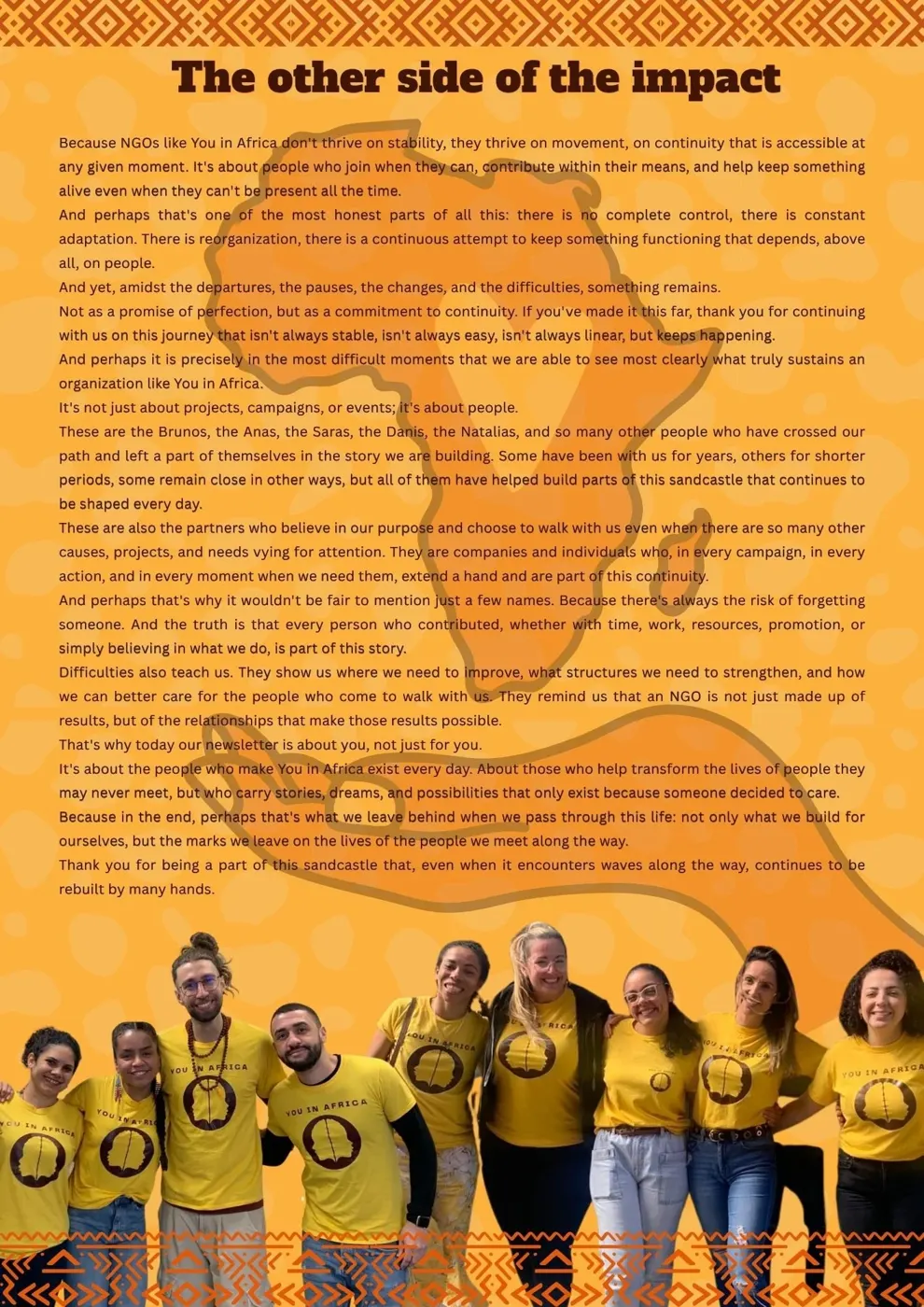 The unseen side of an NGO — Newsletter July 2026