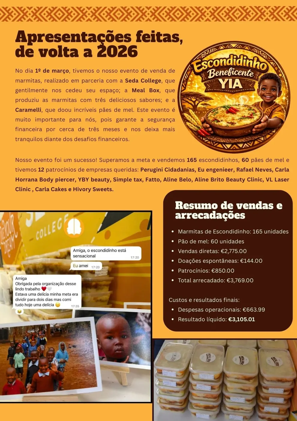 A primeira newsletter do YIA — Newsletter Março 2026
